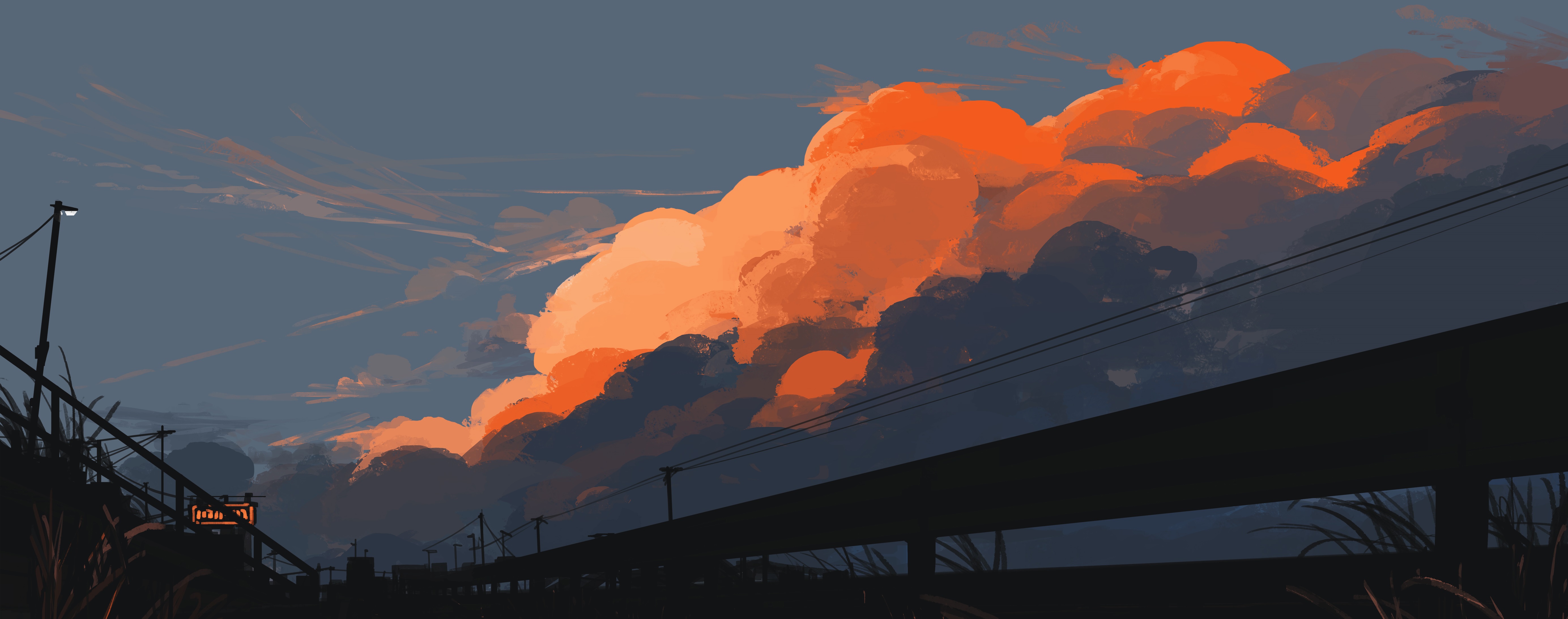 4k Stunning Sunset Wallpaper UHD